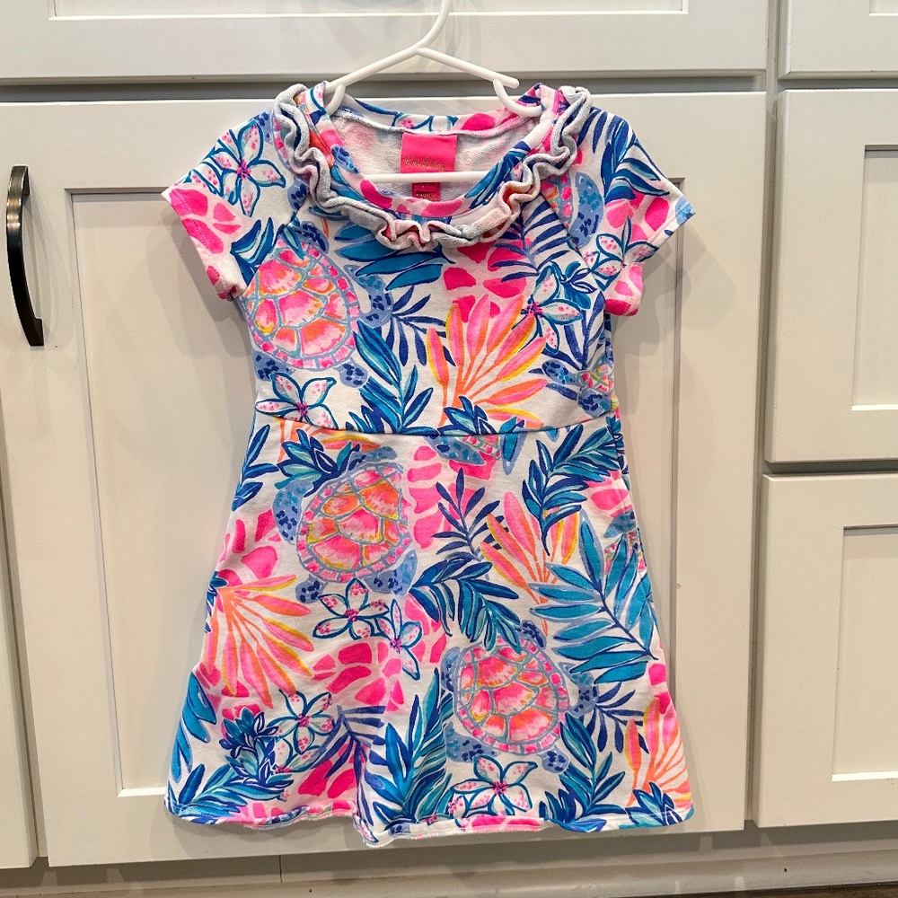 Lilly Pulitzer Small (4-5) Short Sleeve Dress